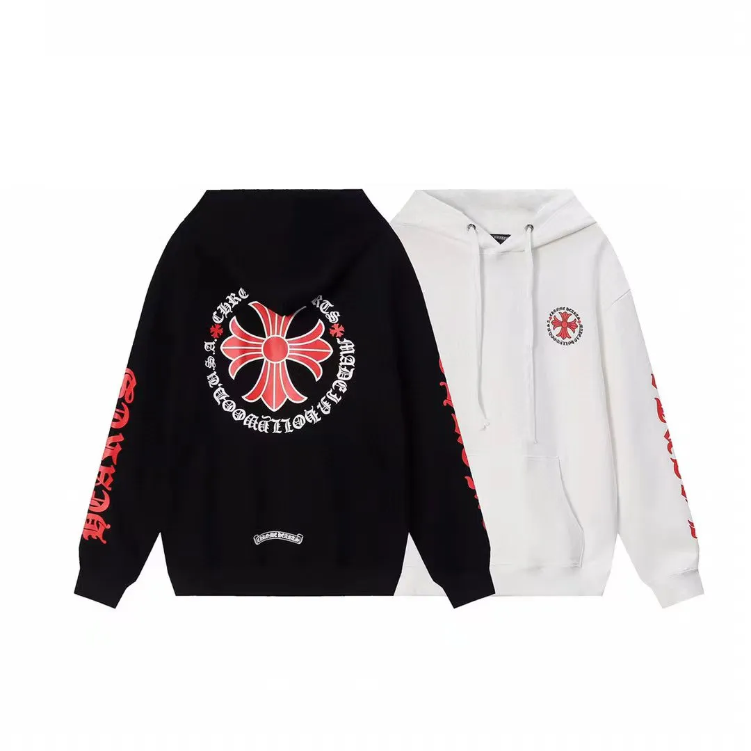 M35—P210 -Chrome Hearts/Chrome Hearts printed sweatshirt cardigan jacket -420 grams of high-density, high-quality wool, soft, delicate and skin-friendly, soft and silky to the touch, warm and skin-friendly -The hardware zipper accessories are all customized and full of details -Colour: black white -Size: S M L XL
